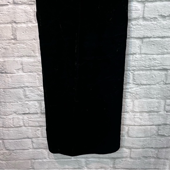 Vintage 1986 Jessica McClintock Women’s 24” Black Velvet Pencil Midi Skirt - Picture 4 of 10